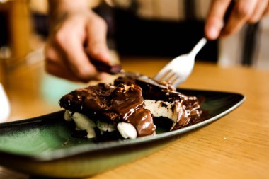 dondurma çikolatalı sufle