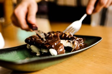 dondurma çikolatalı sufle