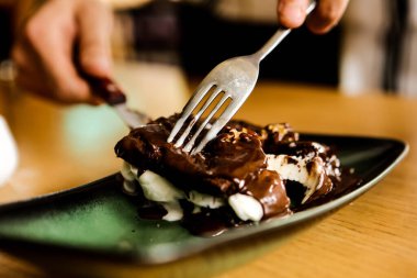 dondurma çikolatalı sufle