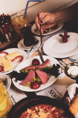 zengin ve leziz Türk Kahvaltı