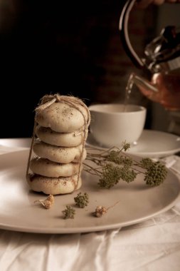 Koyu çikolata parçaları ile tanımlama