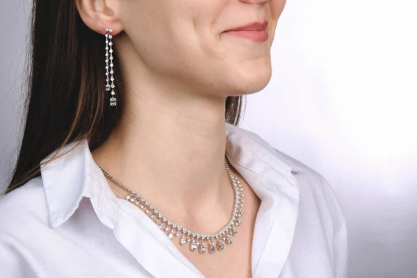 Diamantschmuck Luxus Und Modeschmuck — Stockfoto