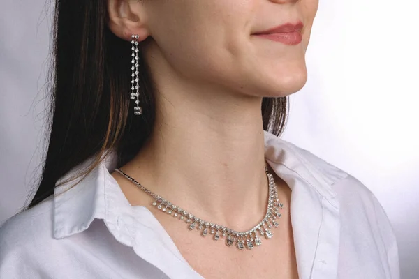 Diamant Smykker Luksus Mode Smykker - Stock-foto