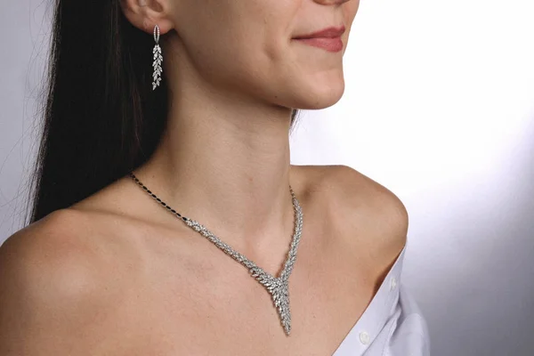 Diamant Smykker Luksus Mode Smykker - Stock-foto