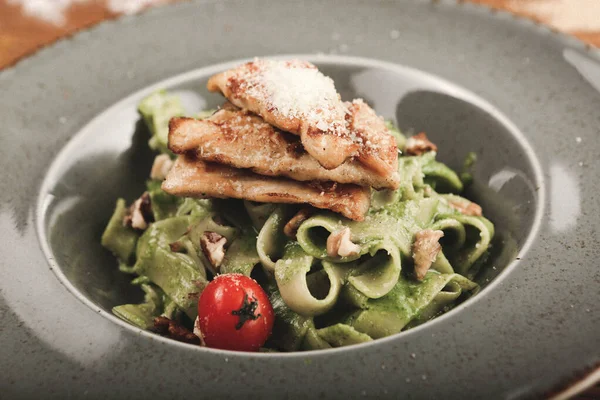 Prato Salada Fresca Com Verduras Misturadas — Fotografia de Stock