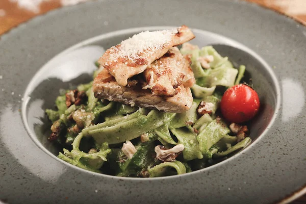 Prato Salada Fresca Com Verduras Misturadas — Fotografia de Stock