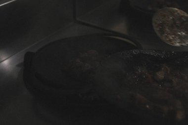 Meat Saute Turkish Et sote with Hair Pie Meat - Sac Tava - Sac Kavurma