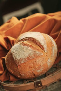 Lezzetli doğal estetik fırınlanmış ekmek