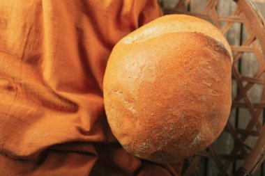 Lezzetli doğal estetik fırınlanmış ekmek