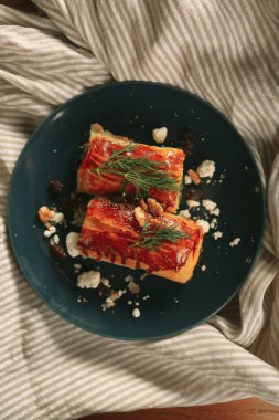 Lezzetli doğal estetik fırınlanmış ekmek