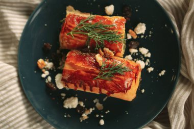 Lezzetli doğal estetik fırınlanmış ekmek