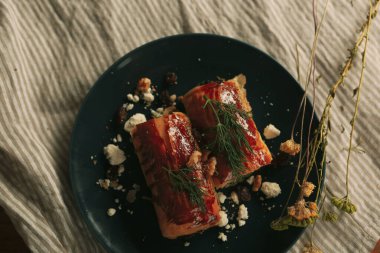 Lezzetli doğal estetik fırınlanmış ekmek