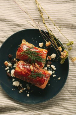 Lezzetli doğal estetik fırınlanmış ekmek