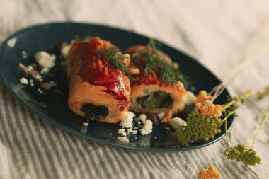 Lezzetli doğal estetik fırınlanmış ekmek