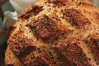 Lezzetli doğal estetik fırınlanmış ekmek