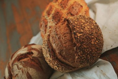 Lezzetli doğal estetik fırınlanmış ekmek