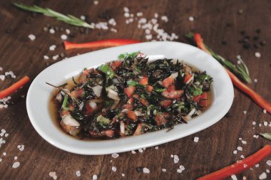 Geleneksel Türk ve Yunan yemek meze masası