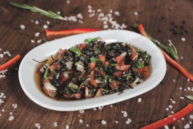 Geleneksel Türk ve Yunan yemek meze masası