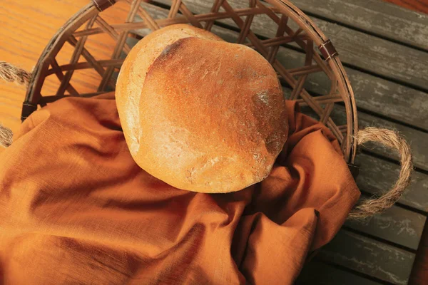 美味的天然美学烤面包 — 图库照片