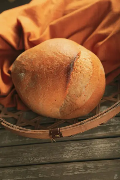美味的天然美学烤面包 — 图库照片