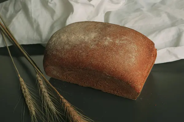 Delicious Natural Aesthetic Baked Bread — Stock Photo, Image