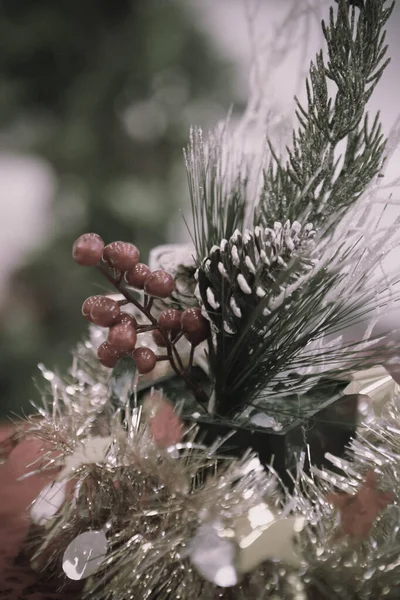 Pine Christmas Tree Gift — Φωτογραφία Αρχείου