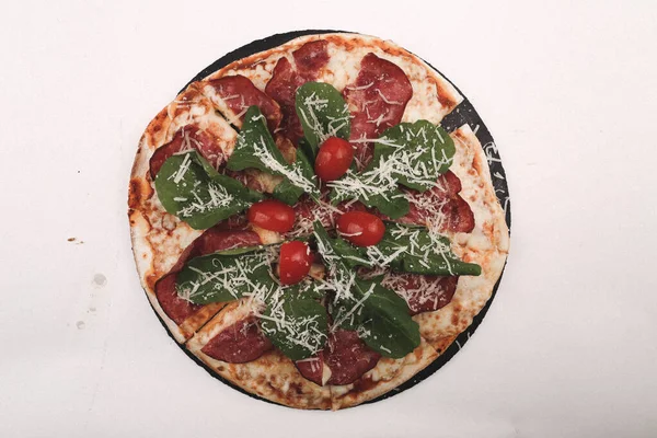 Amestec Delicios Pizza Mâncare Italiană — Fotografie, imagine de stoc