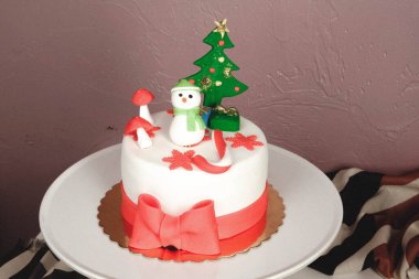 Masada lezzetli bir pasta var.