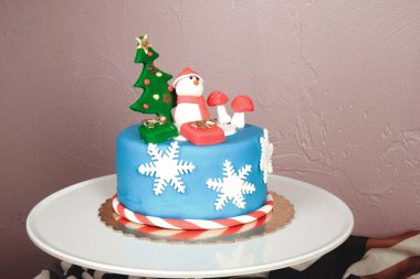 Masada lezzetli bir pasta var.