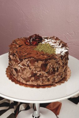 Masada lezzetli bir pasta var.