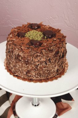 Masada lezzetli bir pasta var.