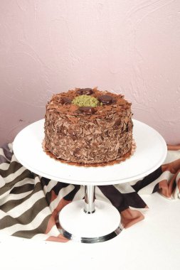 Masada lezzetli bir pasta var.