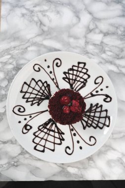 Masada lezzetli bir pasta var.