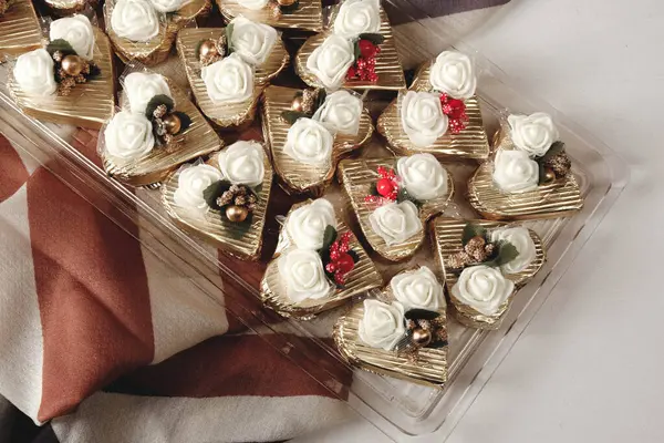 bir sürü değişik çikolatalı pralin