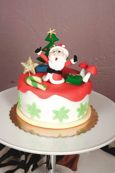 Board Delicious Cake Table — Stock Photo, Image