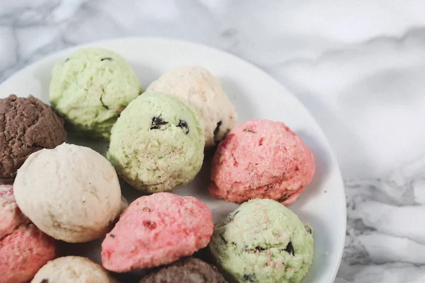 Galletas Con Chispas Chocolate Negro — Foto de Stock