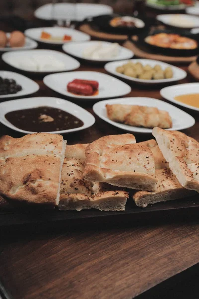 Pequeno Almoço Turco Rico Delicioso — Fotografia de Stock