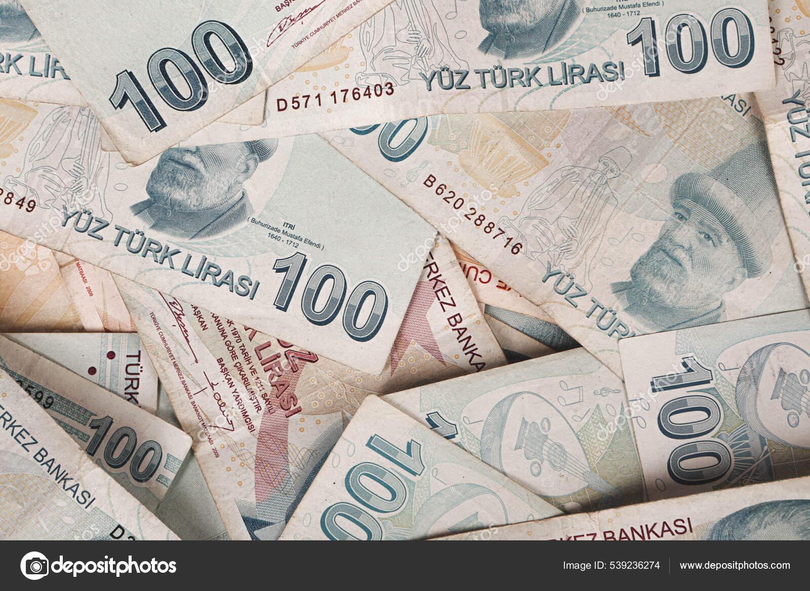 Moneda Turca Billetes Lira Turca — Foto de stock #539236274 © utkudemirsoy