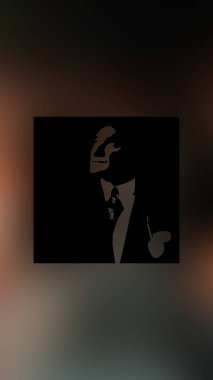 Atatürk 'ün çizimi. Türkiye Cumhuriyeti 'nin ilk cumhurbaşkanı. 