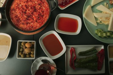 zengin ve leziz Türk Kahvaltı