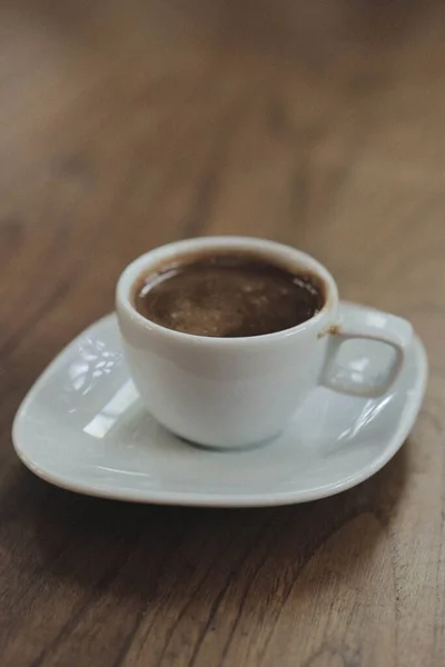 Filiżanka Kawy Tureckiej Stole — Zdjęcie stockowe