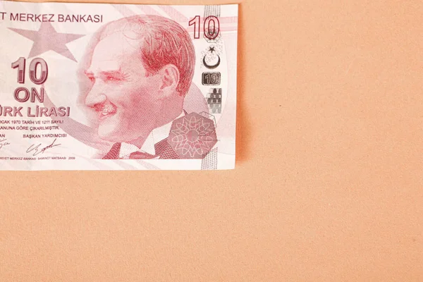 Turkish Currency Turkish Lira Banknotes — Stock Photo, Image