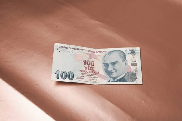 Turkish Currency Turkish Lira Banknotes — Stock Photo, Image