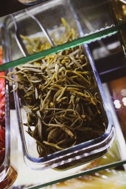 Geleneksel Türk ve Yunan yemek meze masası