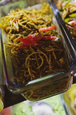 Geleneksel Türk ve Yunan yemek meze masası