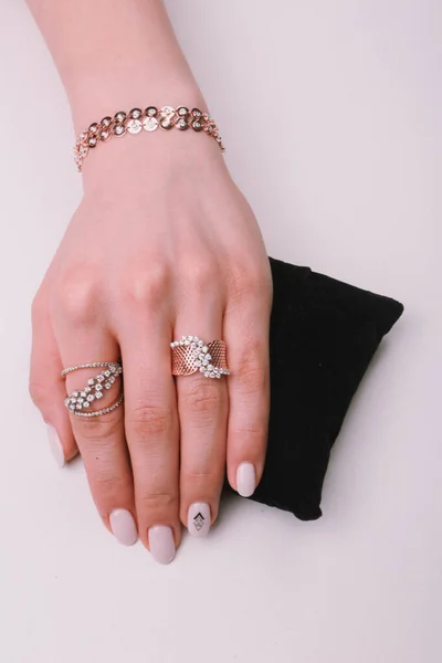 Diamanten Sieraden Luxe Fashion Sieraden — Stockfoto