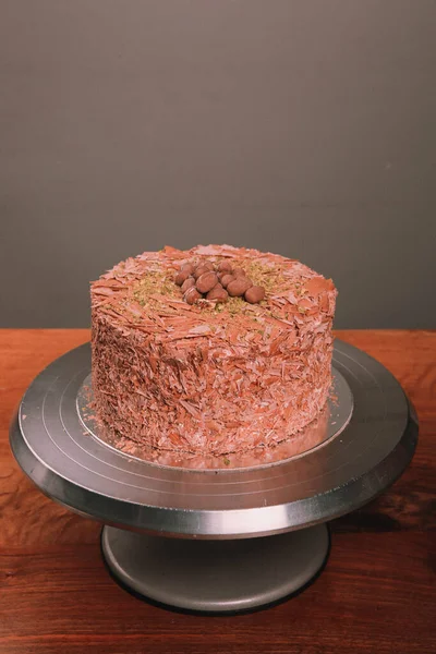 Masada lezzetli bir pasta var.