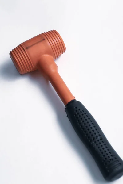 Red Black Rubber Hammer — Stock Photo, Image