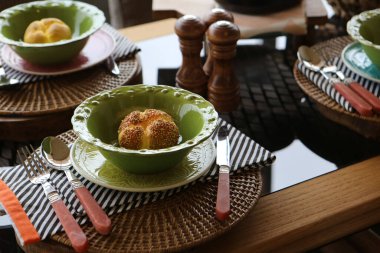 Modern balkon terasının içi