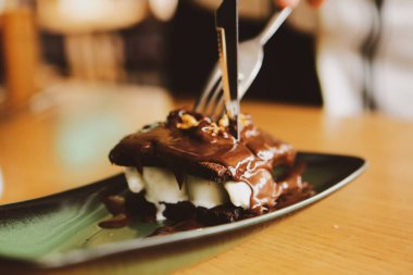 dondurma çikolatalı sufle